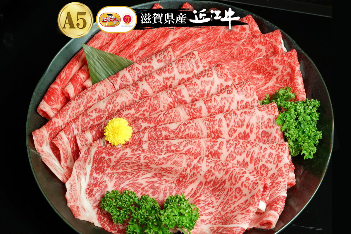 【0329近江肉の日キャンペーン！送料込み大特価！】滋賀県産近江牛 霜降ロース・赤身 すき焼・しゃぶしゃぶ用食べ比べセット 400g