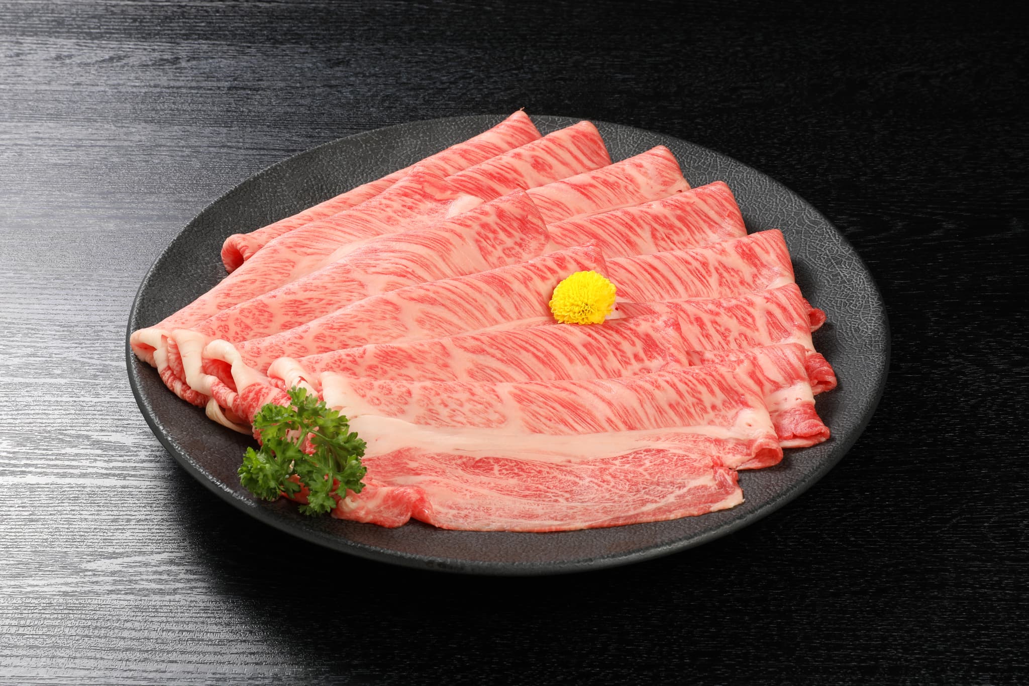 【特別価格ゲリラ販売会】国産げんさん牛 霜降肩ロース すき焼き・しゃぶしゃぶ用 500g