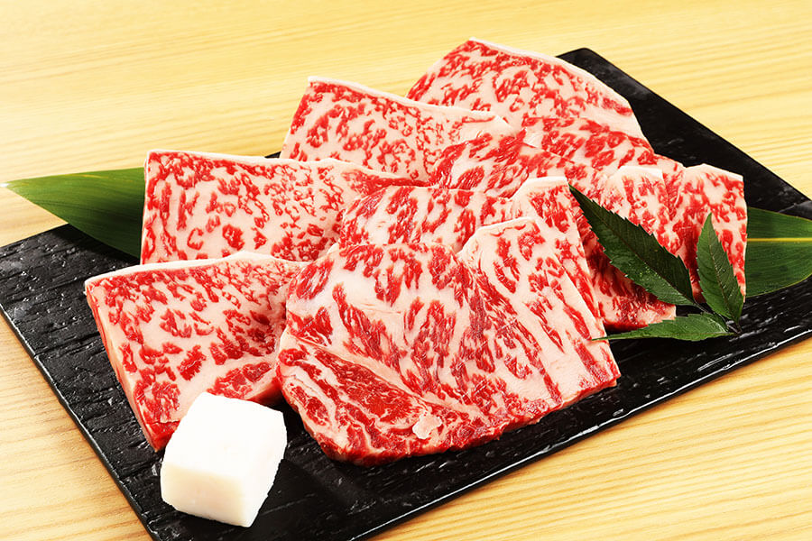 【特別価格ゲリラ販売会】国産げんさん牛 霜降ロース 焼肉用 300g