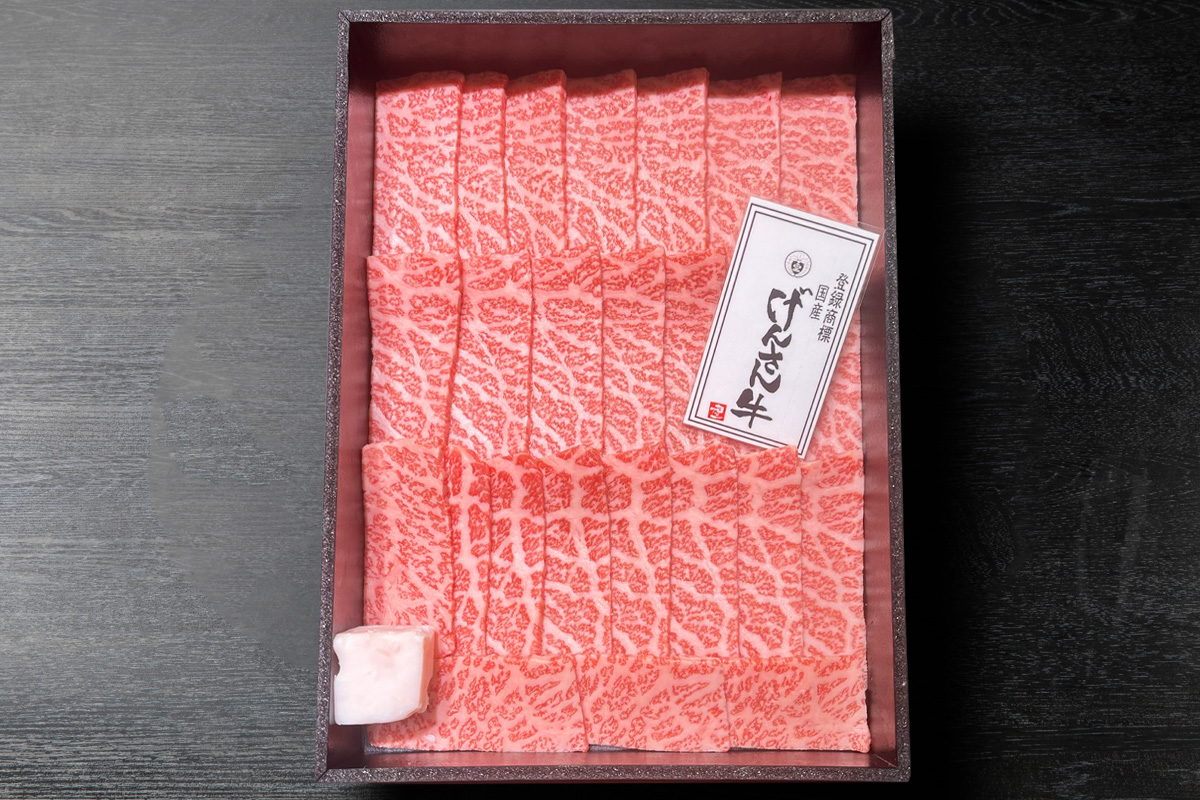 【げんさん父の日企画】国産げんさん牛モモ・カタ 焼肉用350g