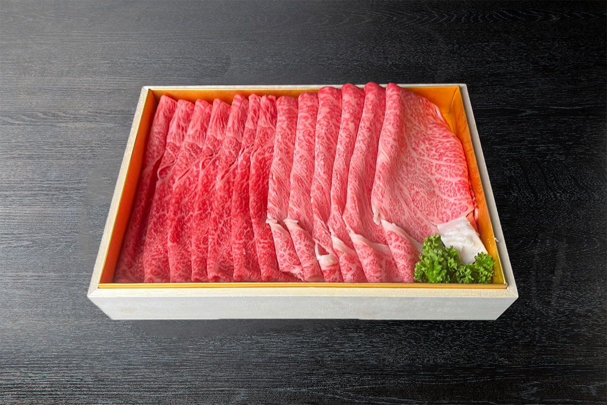 【2026中元・夏ギフト】近江牛A5ランク　厳選ロースと赤身肉の食べ比べ　すき焼き用セット 600g