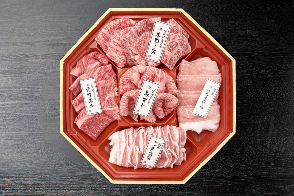 【2026中元・夏ギフト】 しゃぶしゃぶ厳選5種盛 各100g 計500g