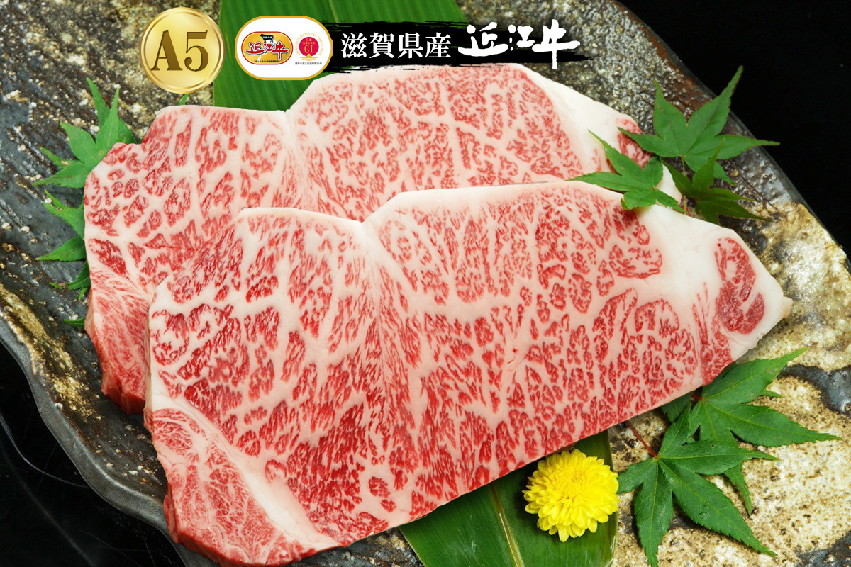【A5ランク近江牛大放出！】近江牛A5ランク サーロインステーキ200g×2枚