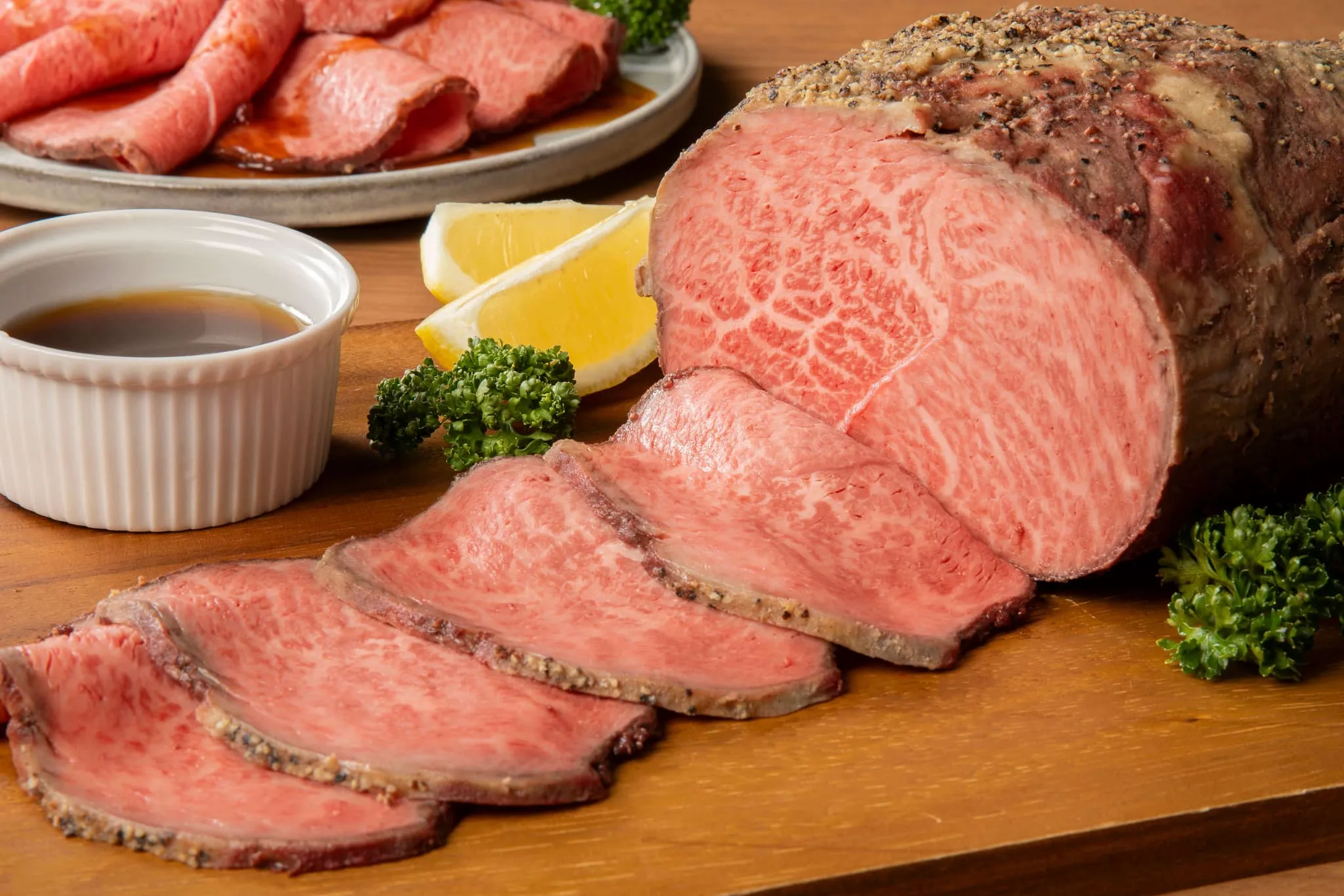 肉のげんさんで販売している自家製ローストビーフ